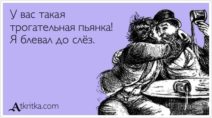 Трогательная пьянка