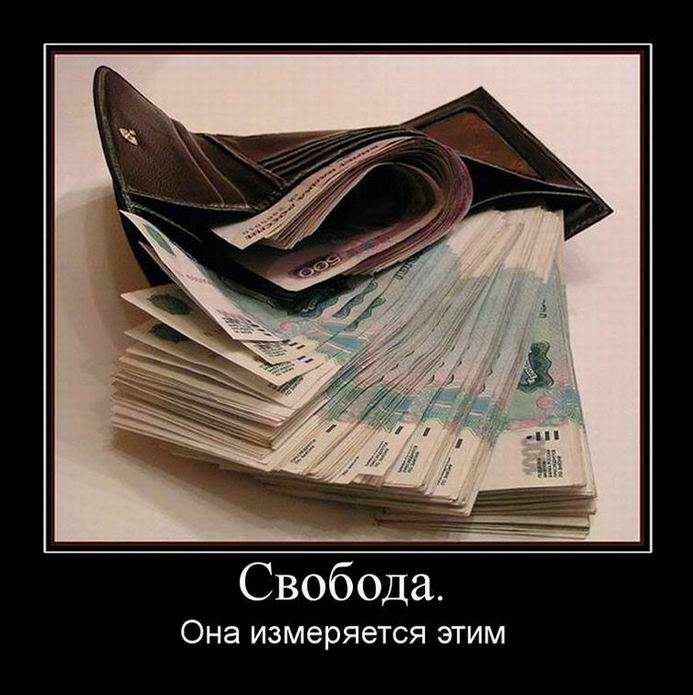 Свобода. Она измеряется этим