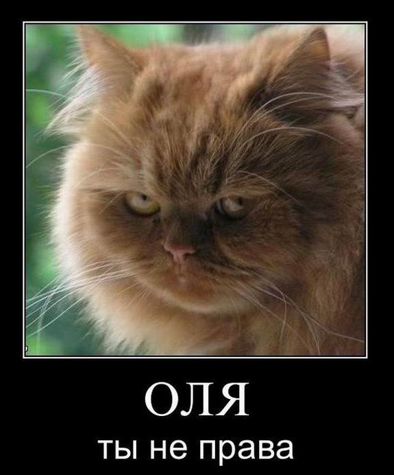 Оля, ты не права!