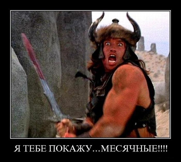 Я тебе покажу... месячные!!