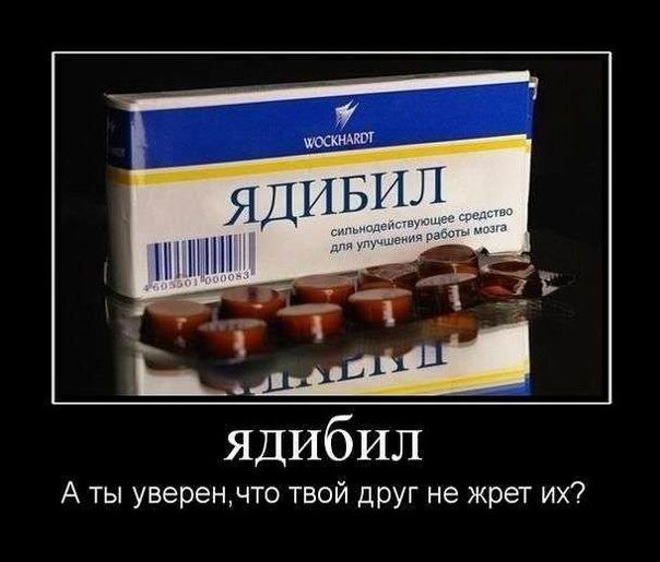 Таблетки «ЯДибил»