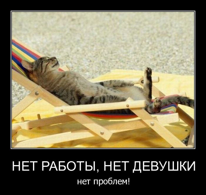 Нет работы, нет девушки. Нет проблем!