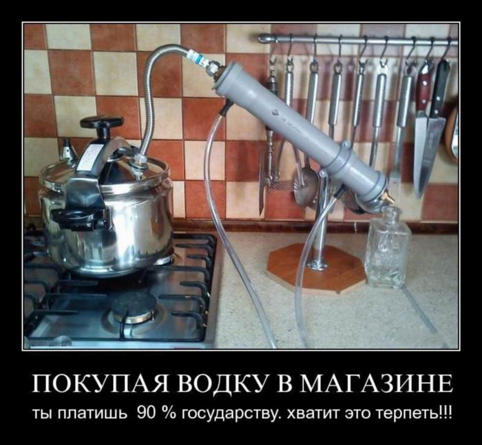 Покупая водку в магазине