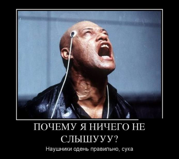 Ничего не слышу