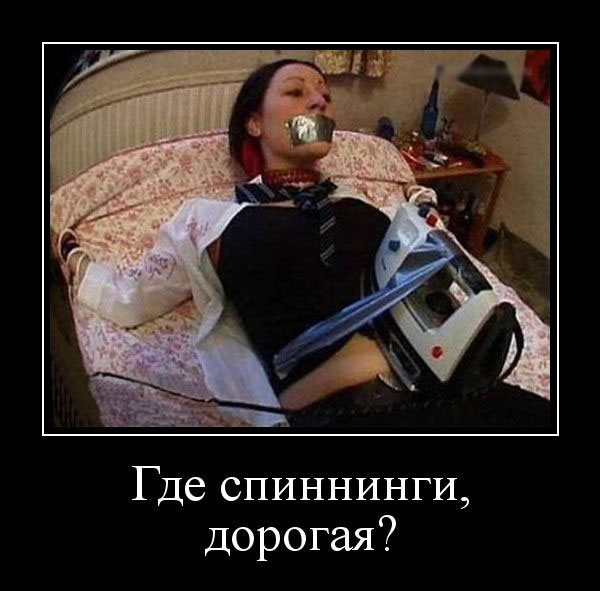 Где спиннинги, дорогая?