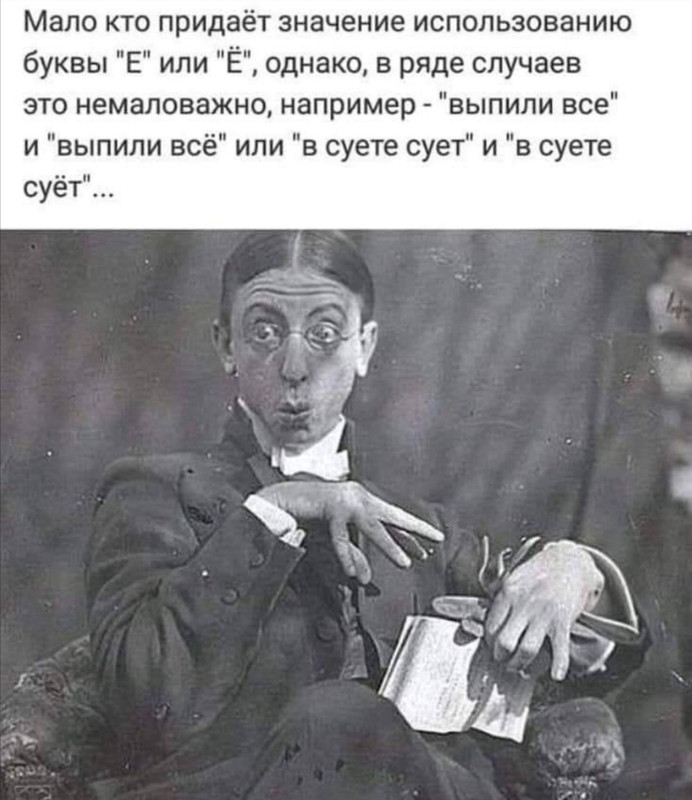 Использование буквы «Е» или «Ё»