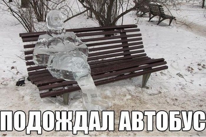 Подождал автобус