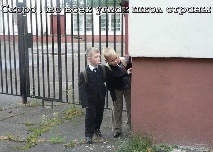 Скоро во всех углах школ страны