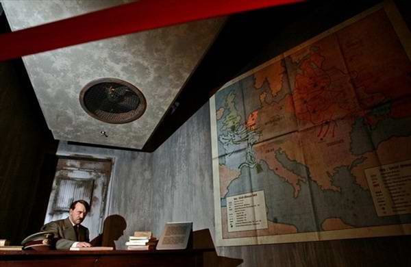 Adolf Hitler wax figure at Madame Tussauds Museum in Berlin