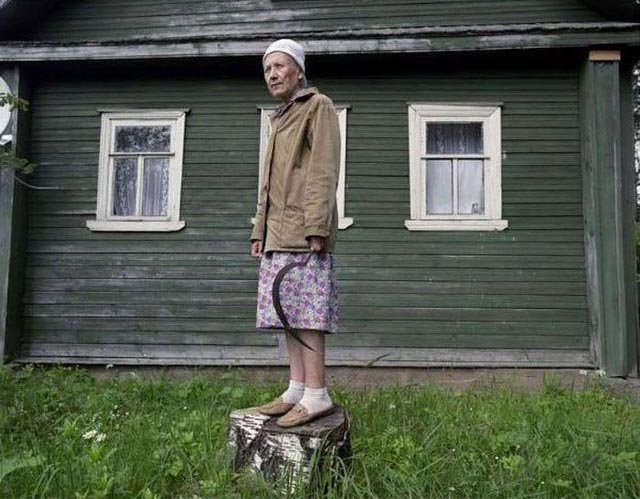Две престарелые незамужние тёти фотографа Алефтина и Людмила